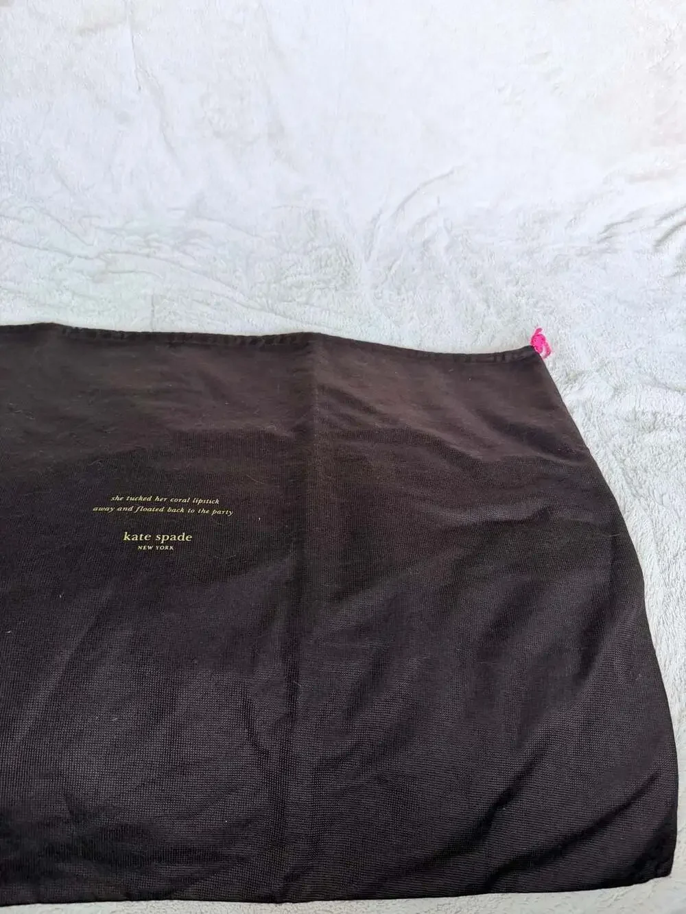 Kate Spade New York Fabric Dust Storage Bag with Drawstring